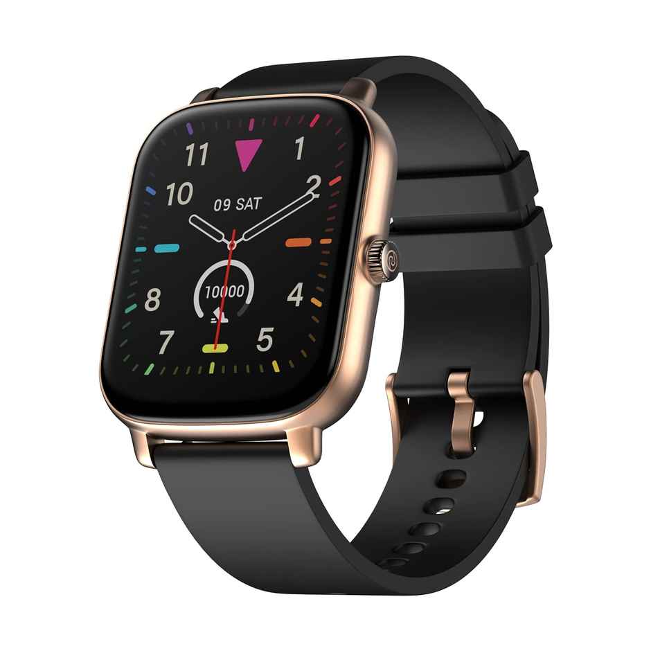 Noise Colorfit Icon Buzz Smartwatch | 1.69” LCD Display | Noise Health Suite - Midnight Gold