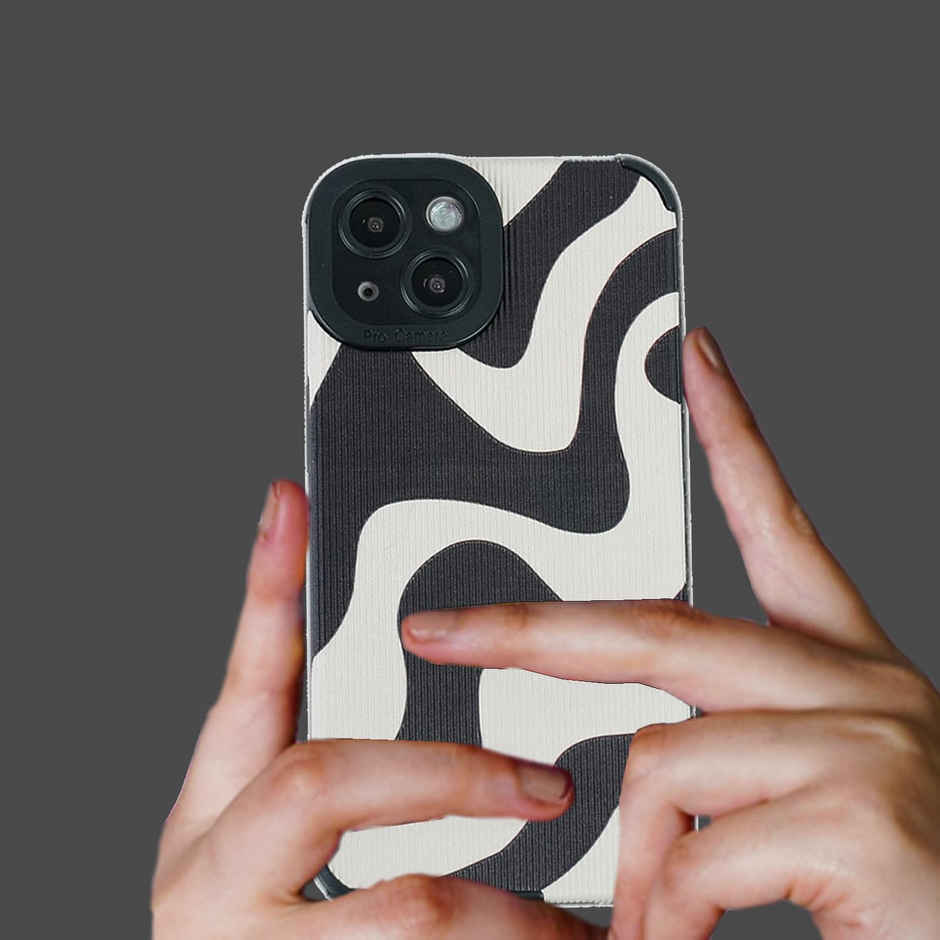 Artistque Case For Iphone 15 Back Cover -zebra Print Cover