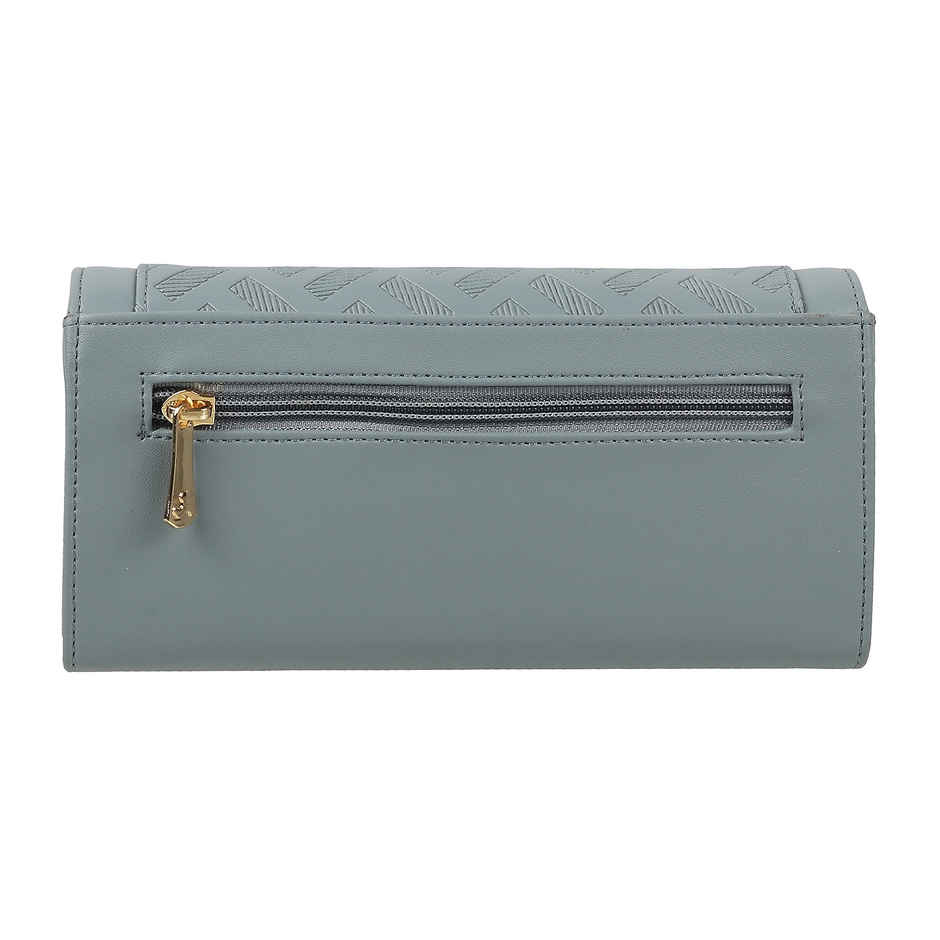 Mochi Light Blue Synthetic Wallet for Women | 95-7698-32