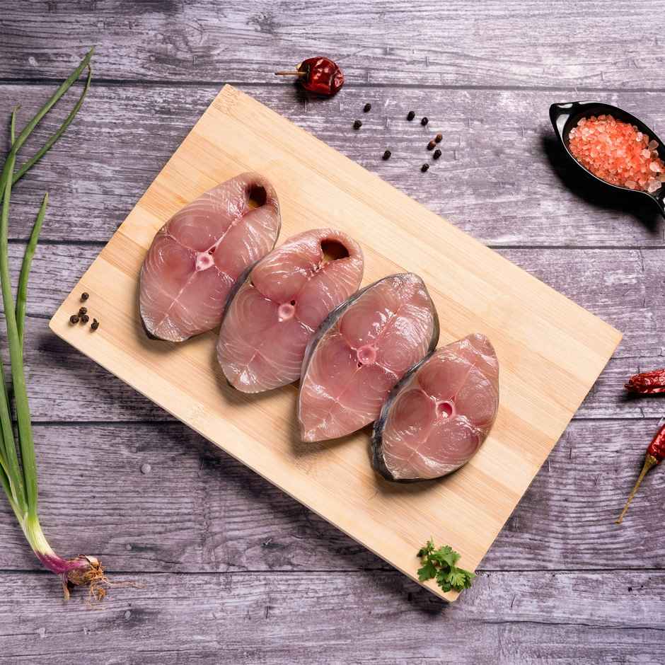 Relish Seer / Surmai / Anjal Medium Steaks | Energy - 180 kcal | Protein - 22 g / 100 g