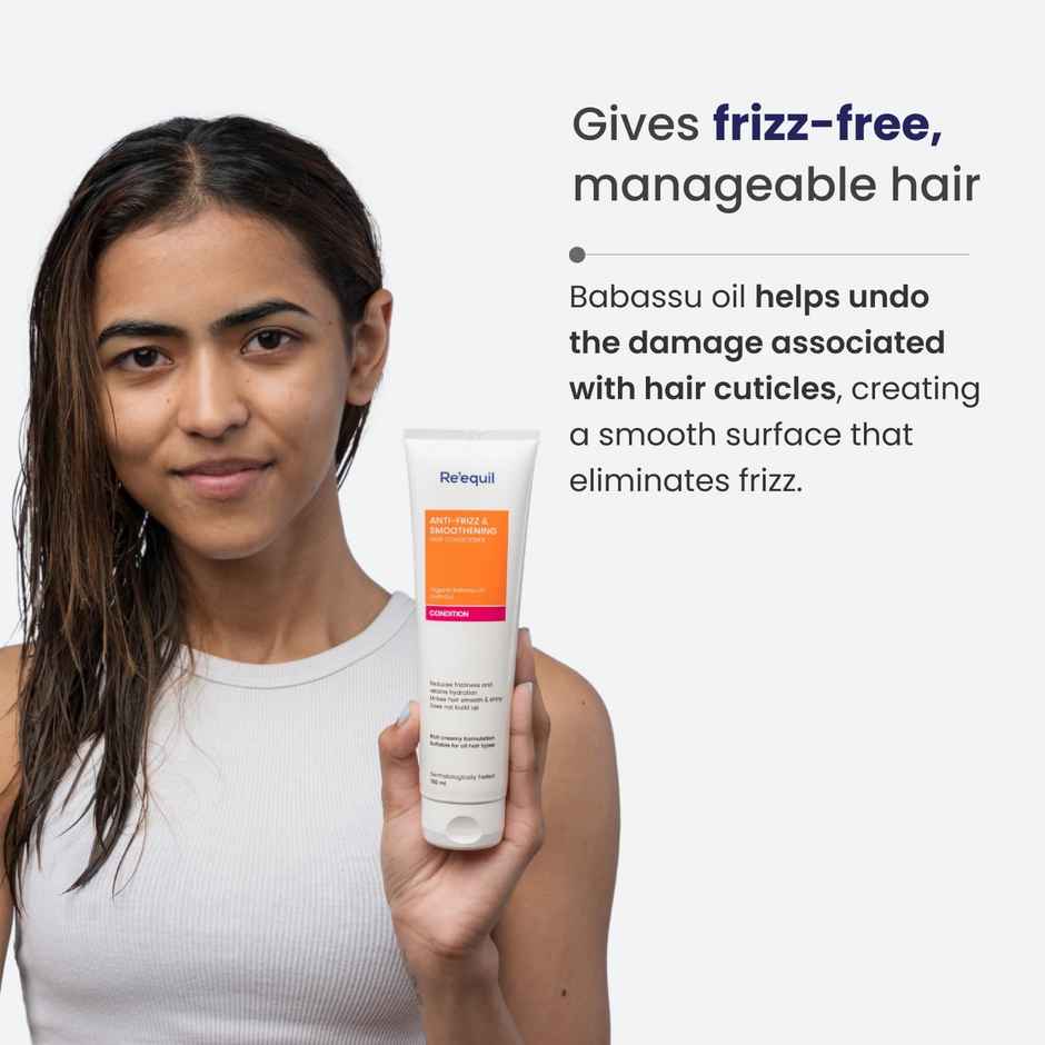 Re'Equil Anti-Frizz & Smoothening Hair Conditioner With Babassu Oil