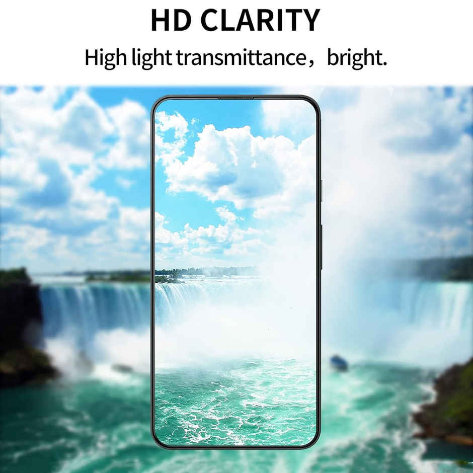 Ohonesty Edge to Edge Full Glue Tempered Glass for Vivo V40 Pro 5G