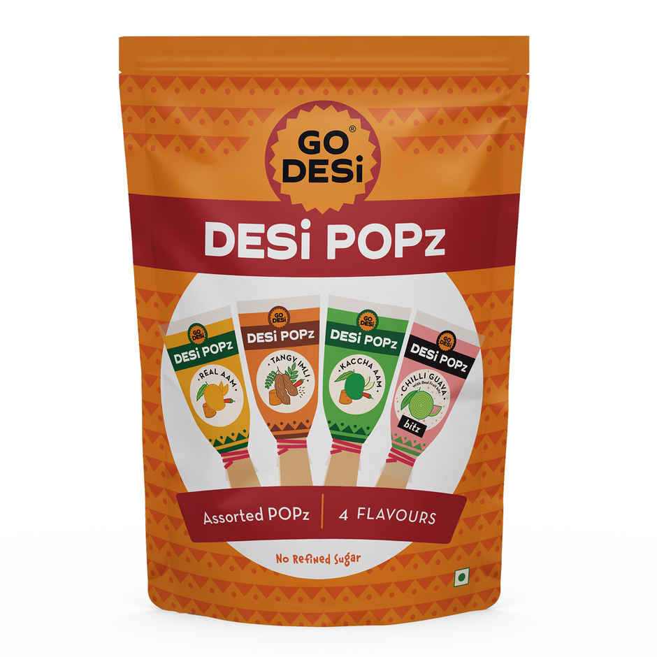 Assorted Candy 20 Pcs, Tangy Imli, Kaccha & Real Aam, Chilli Guava No Refined Sugar (20pc) & Tangy Imli (Tamarind) 10 Pcs Sour Candy | No Refined Sugar | Lollipop By Go Desi (10pc) Combo