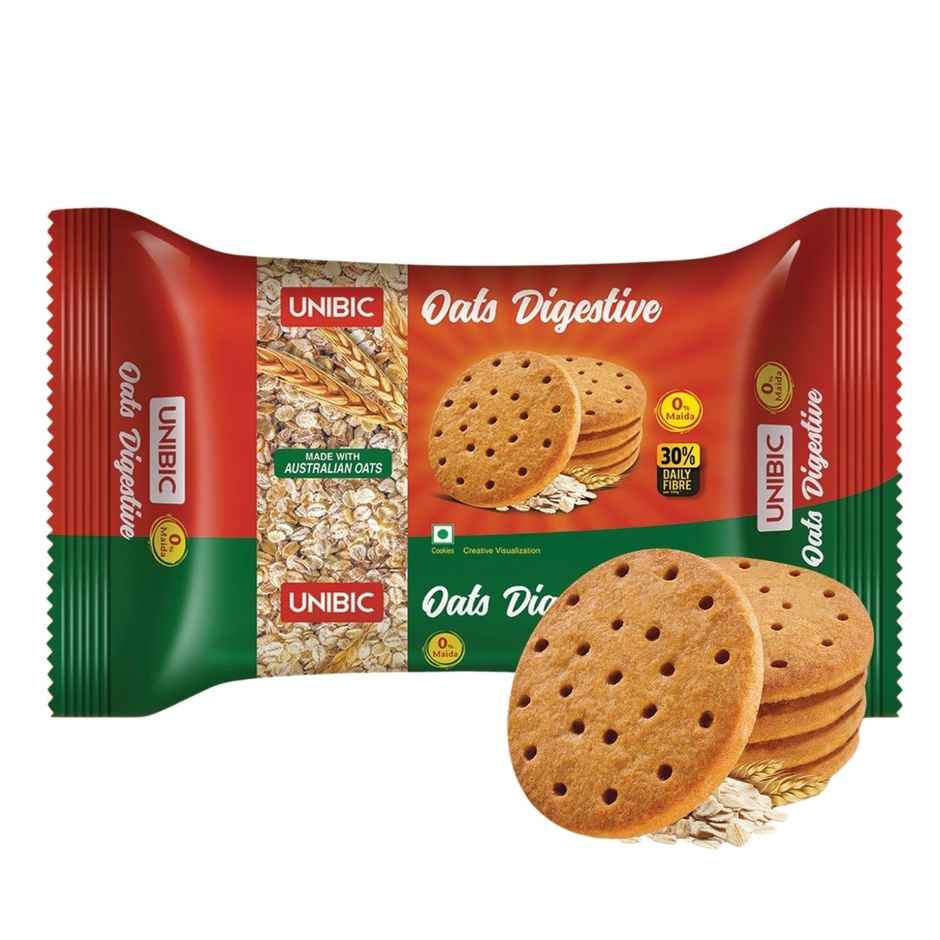 UNIBIC Oatmeal Digestive Biscuits | Cholesterol-Free And Trans Fat-Free Combo