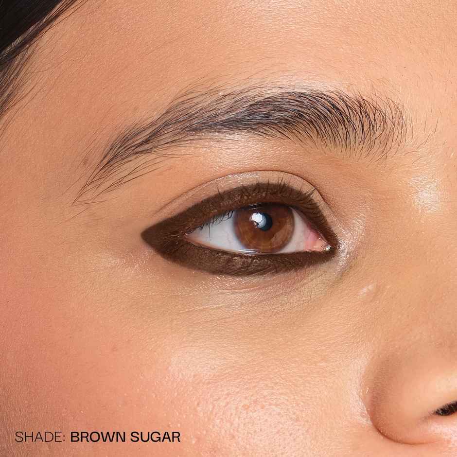 FAE Beauty Eye-Deal Kajal | 24 Hr Waterproof | Smudge-Proof with in-built Sharpener | Brown Sugar