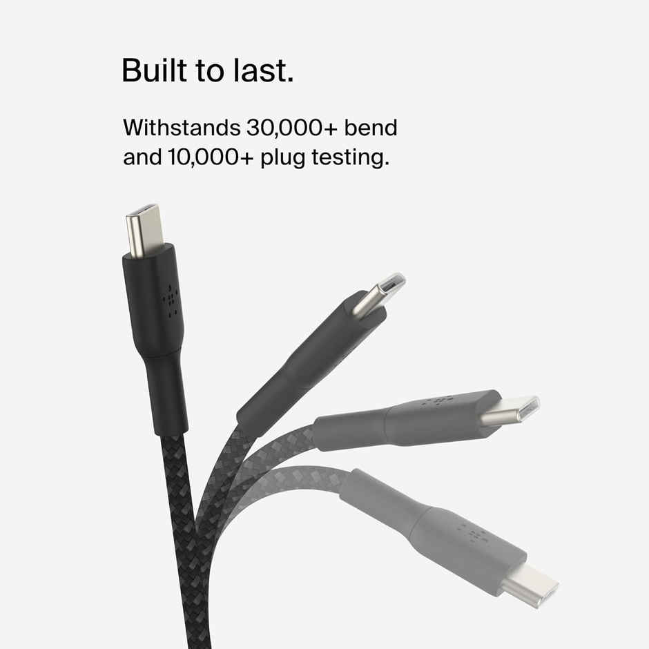 Belkin Braided USB-C To USB-C Cable | 1 m | Black