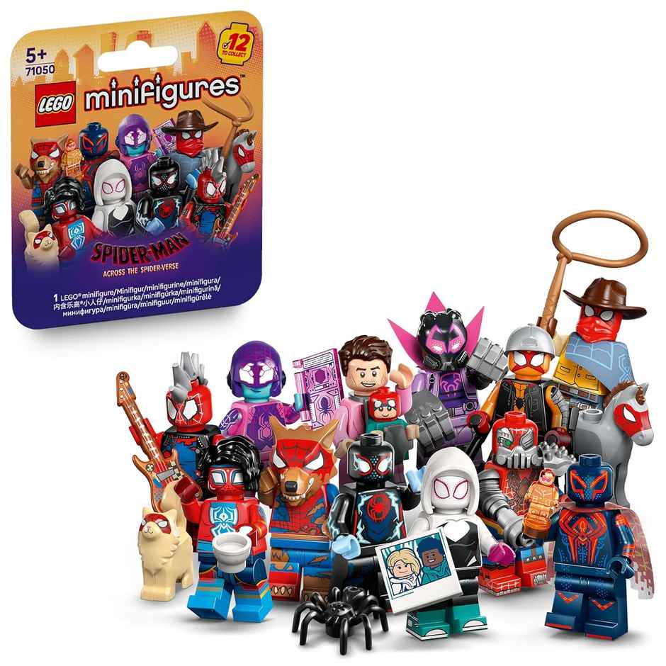 LEGO Minifigures SpiderMan Across The Spider Verse 71050 Minifigures Building Toys
