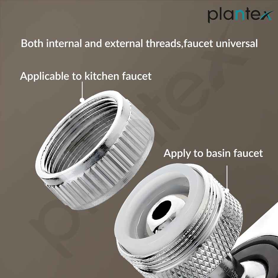 Plantex SS Universal Rotation Splash Protector (Chrome)