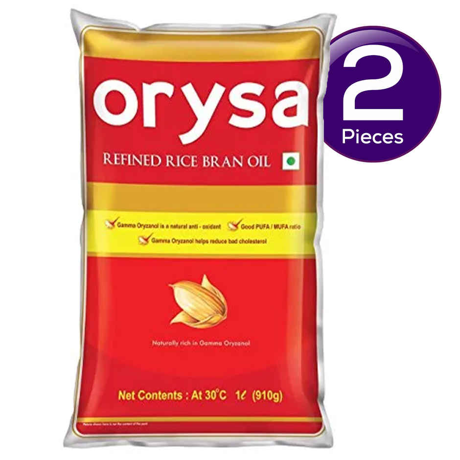 Orysa Refined Rice Bran Oil | Pouch Combo