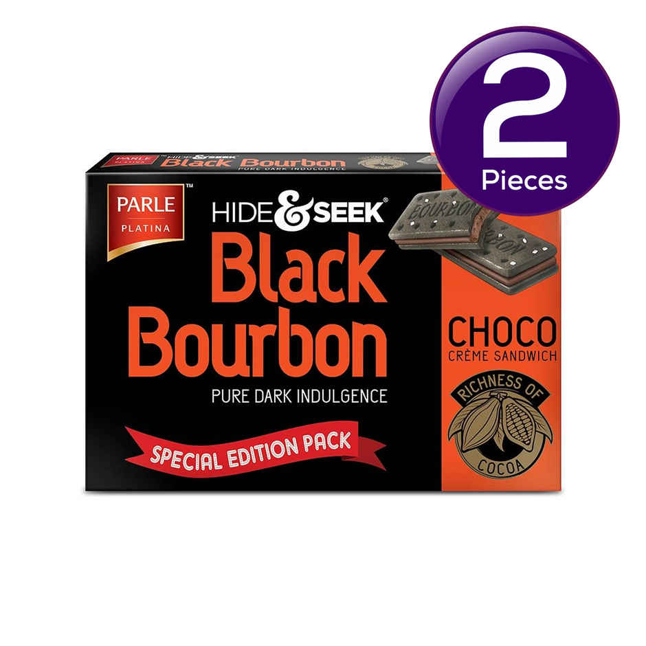 Parle Hide & Seek Black Bb Chocolate Cream Biscuits | Trans Fat-free Combo