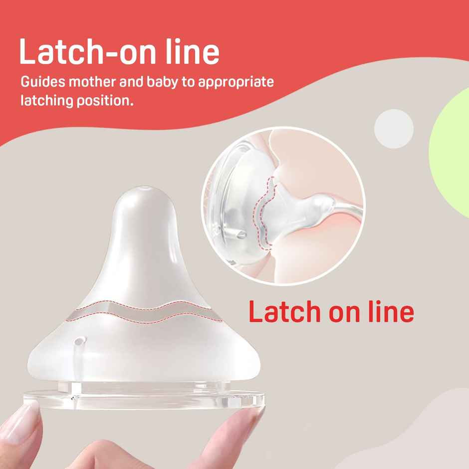 Pigeon Wn3 Glass Nursing Bottle 160Ml With Nipple Green