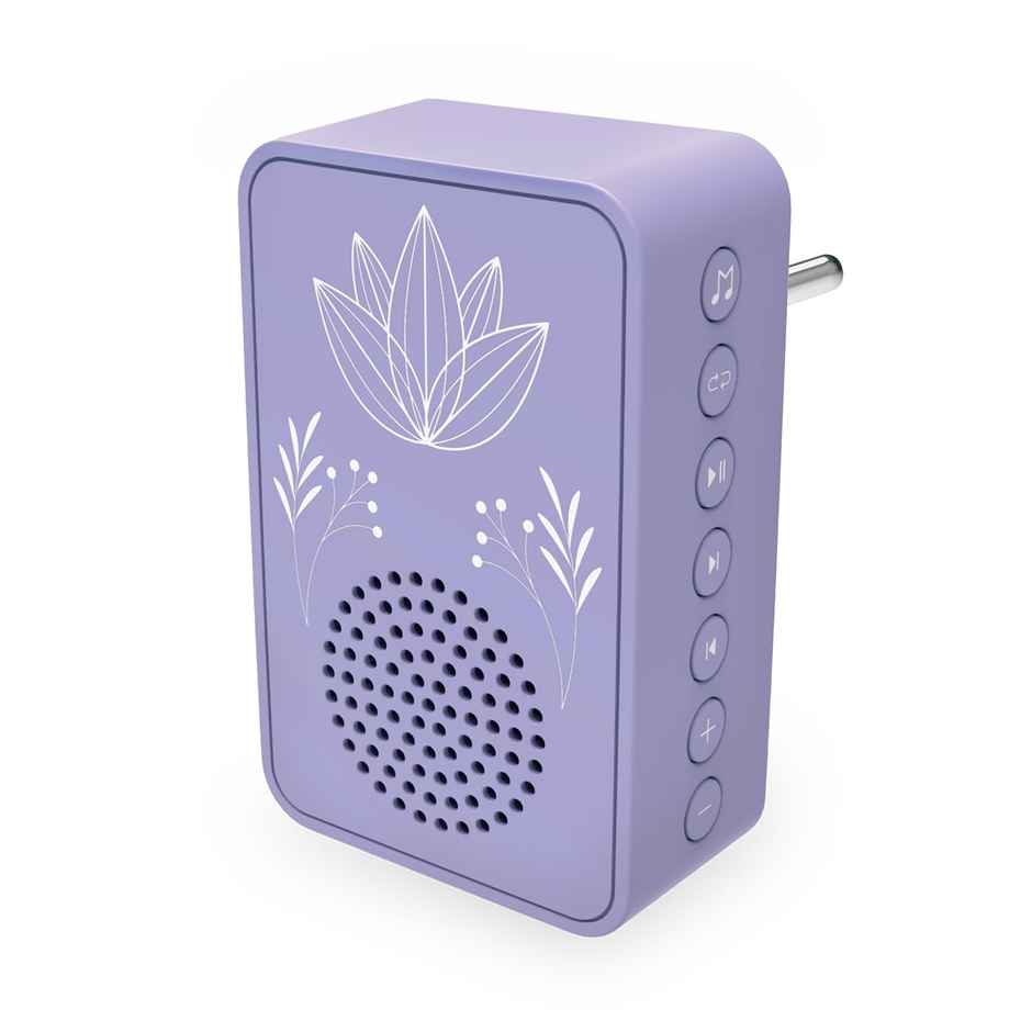 Saregama Carvaan Wellness Plug Play Music Player With 16 Meditation Based On 7Chakras Orchid Purple