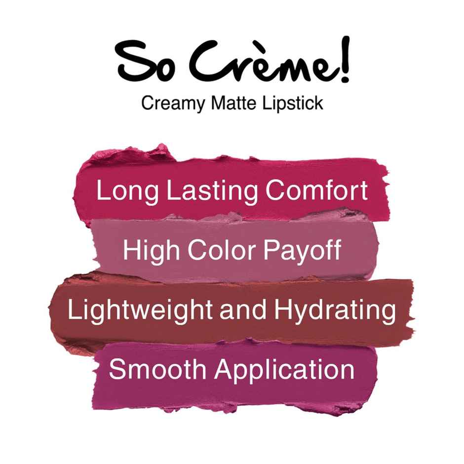 Nykaa So Creme! Lipstick - Break A Leg | Long Lasting