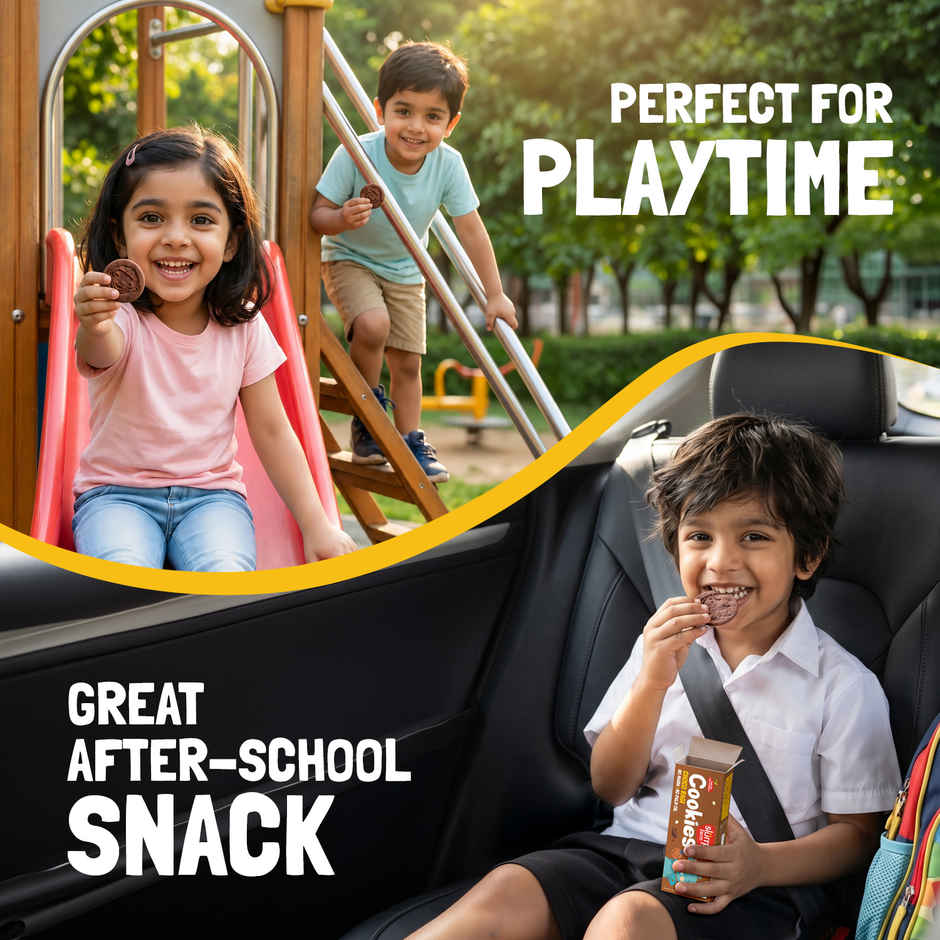 Slurrp Farm No Maida No Palm Oil Choco Ragi Cookies | Yummy Biscuits For Kids | Combo
