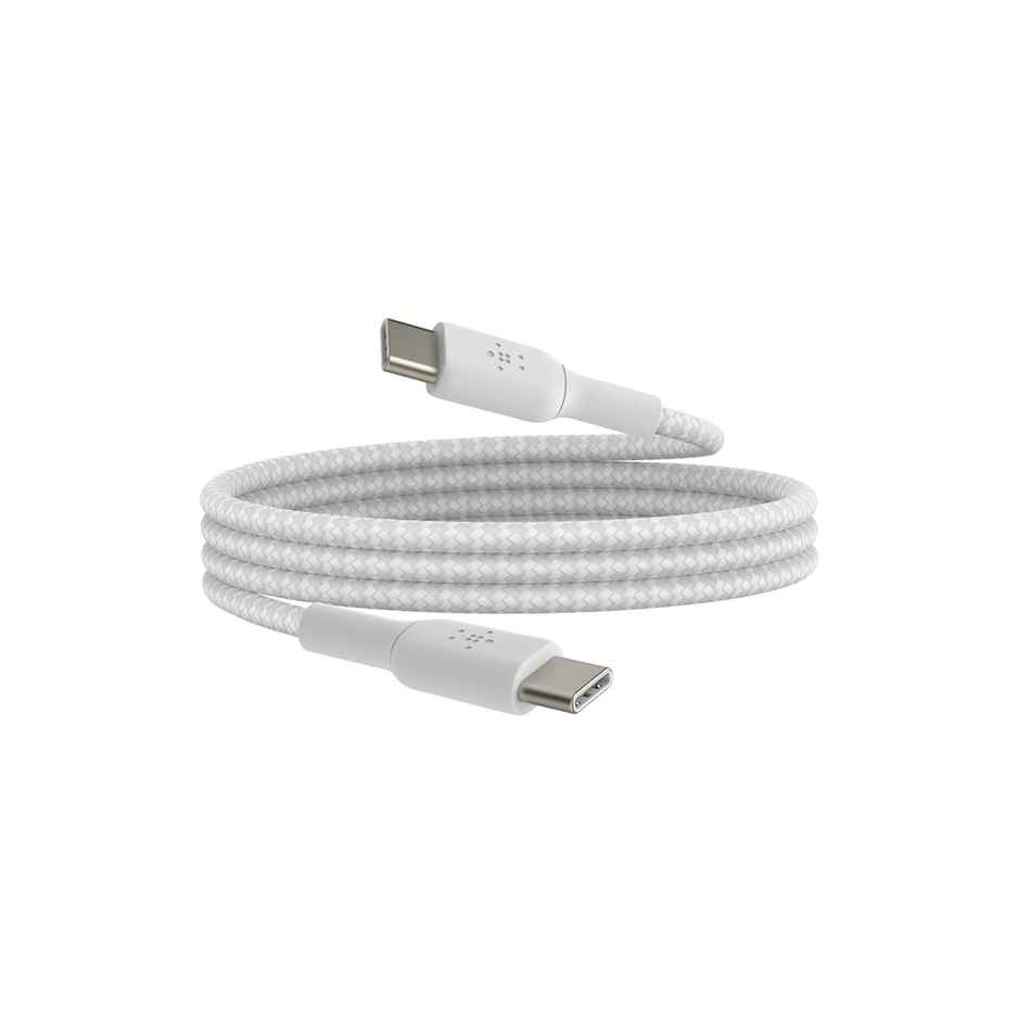 Belkin Braided USB-C To USB-C Cable | 1 m | White