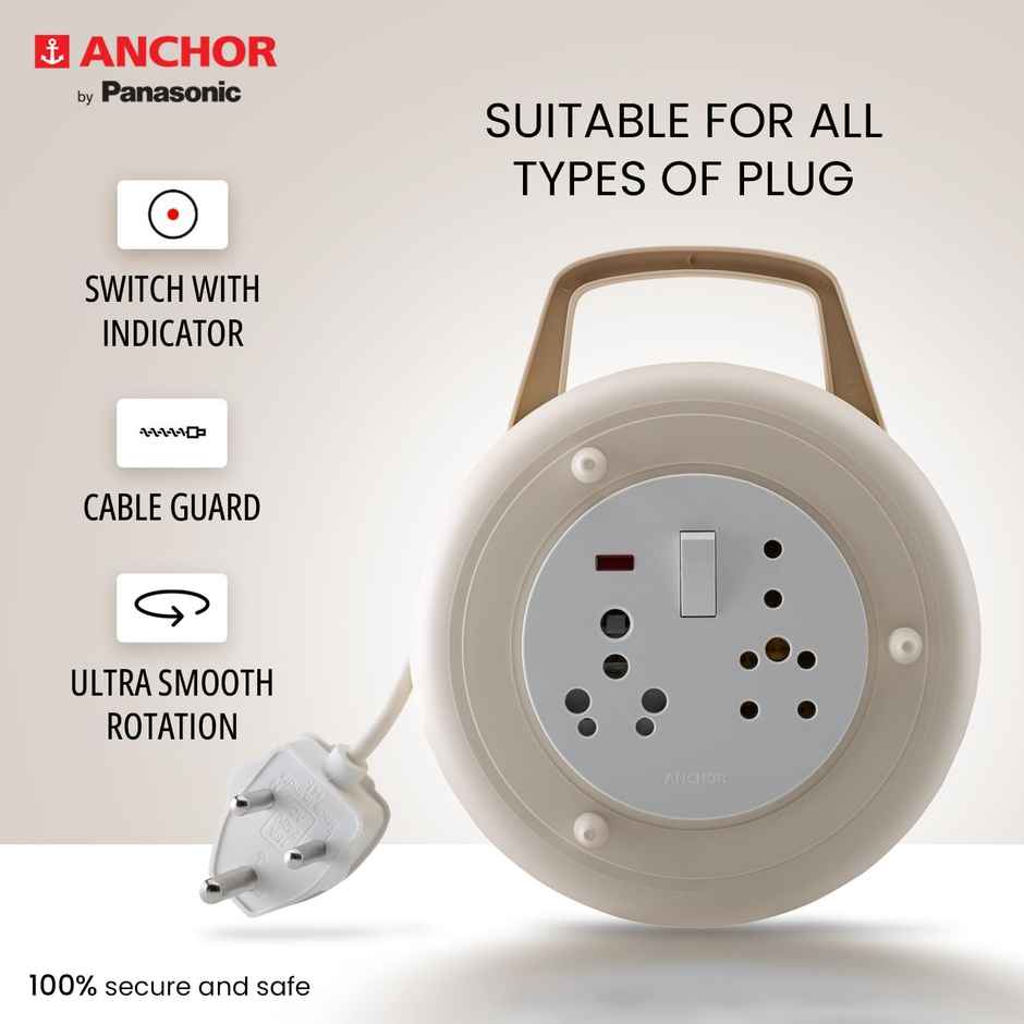 Panasonic 16 Amp Dyna Flex Box With 4 Mtr Wire