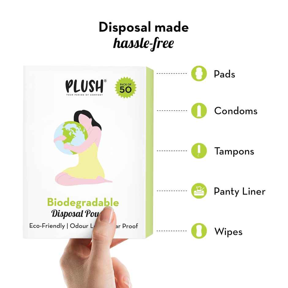 Plush Biodegradable Disposal Pouches