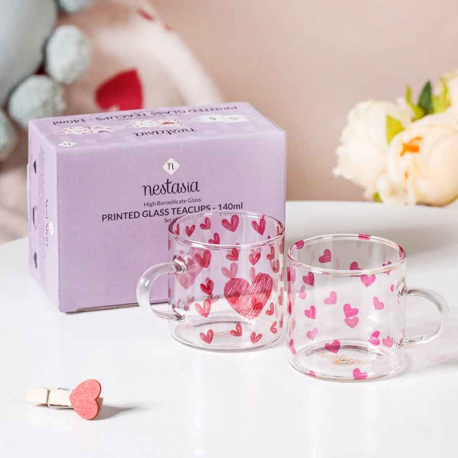 Nestasia Little Hearts Glass Small Cup