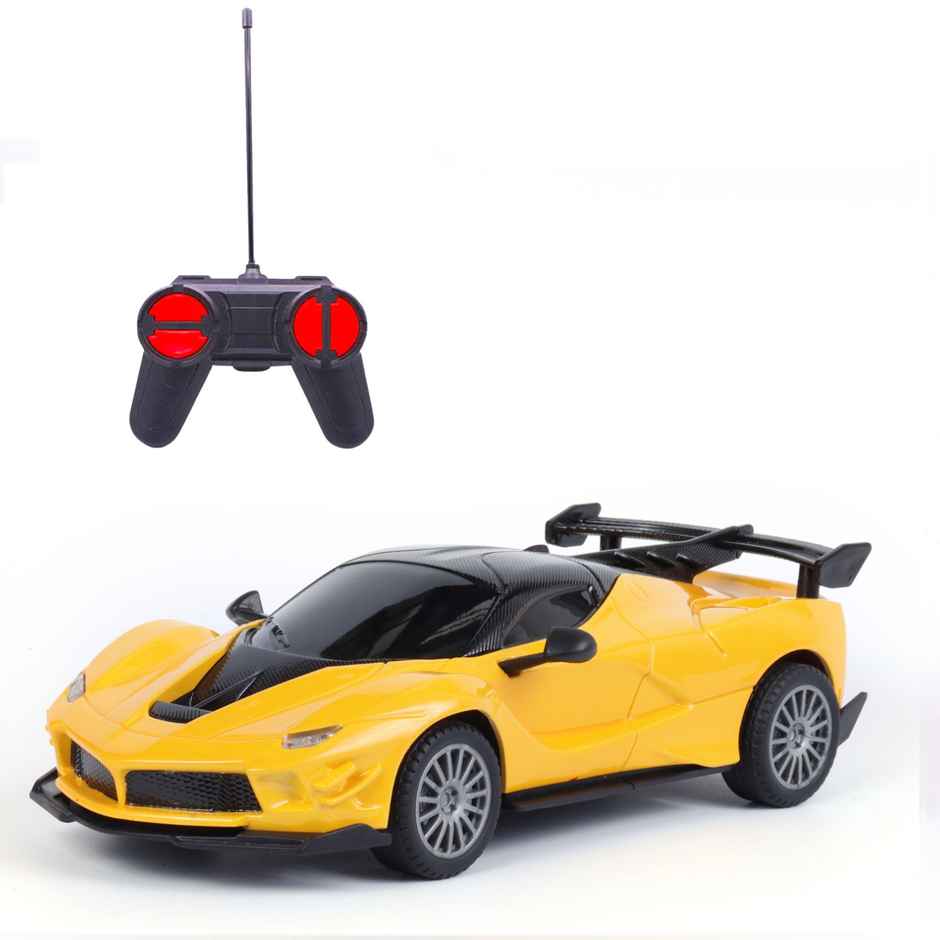 Race N Roll Hi Speed Rechargeable Remote Control Car 1:24 - Fer Yellow