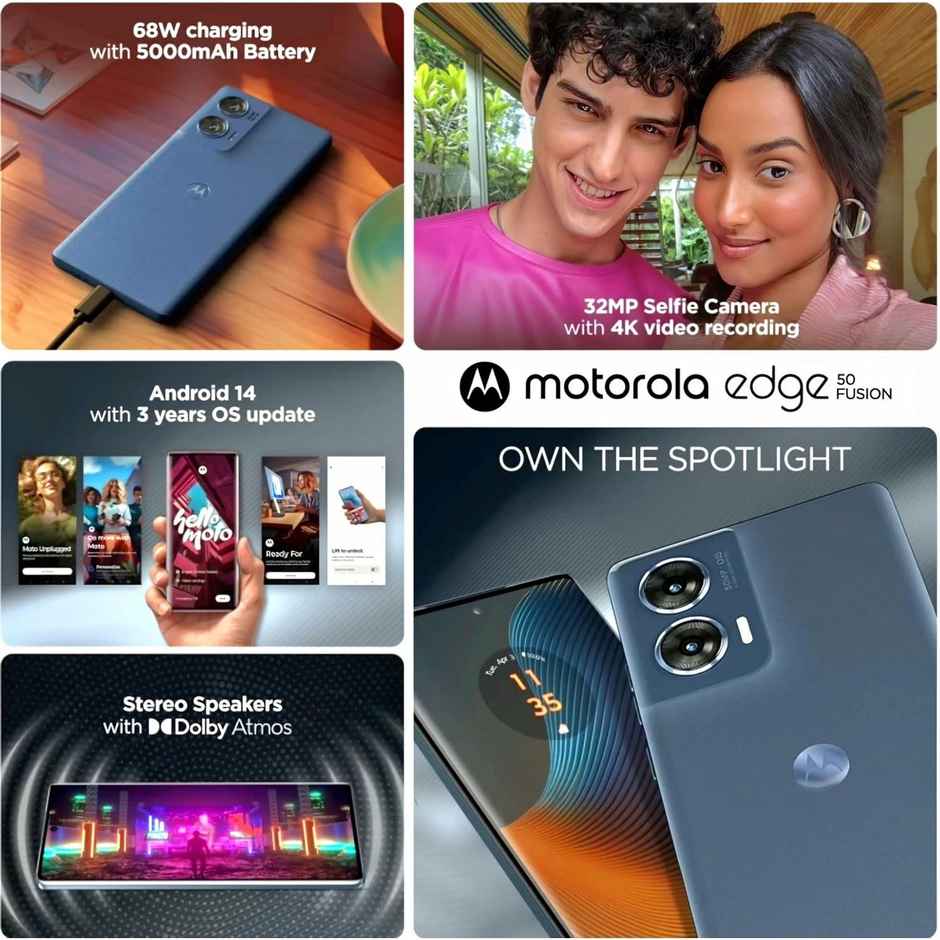 Motorola Edge 50 Fusion | 8 GB | 128GB | Forest Blue