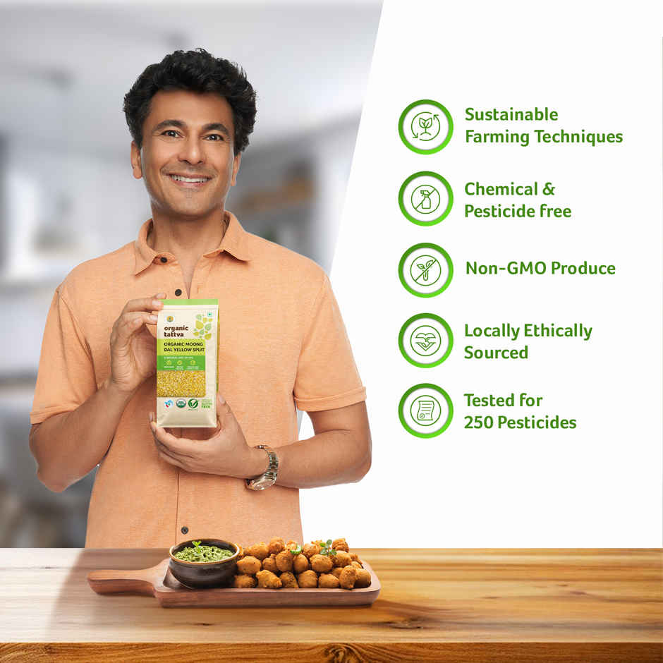 Organic Tattva Moong Dal Yellow Split