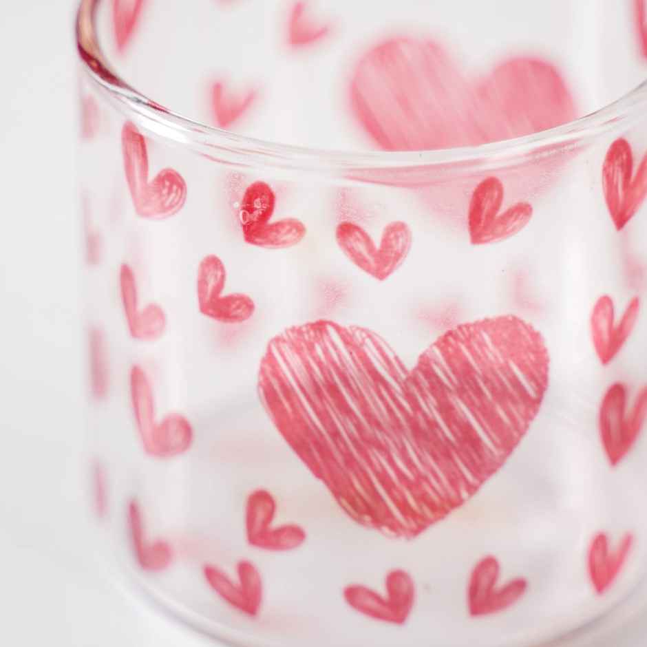 Nestasia Little Hearts Glass Small Cup