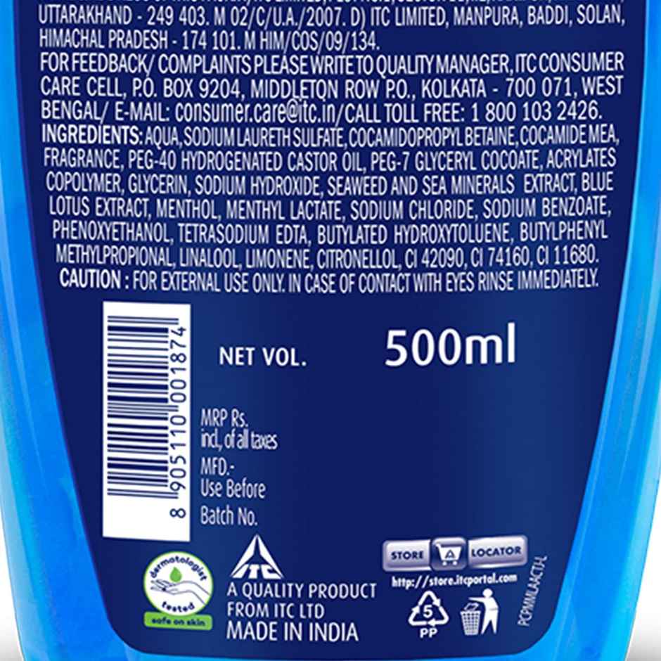 Fiama Men Shower Gel Refreshing Pulse Body Wash, With Skin Conditioners For Refreshed Skin - Bottle