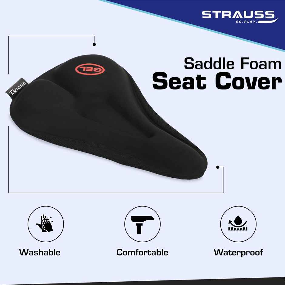 Strauss Bicycle Gel Seat Cover | Black