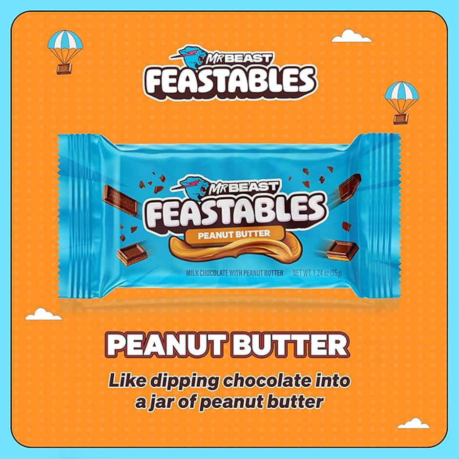 Mr Beast Feastables Peanut Butter Chocolate