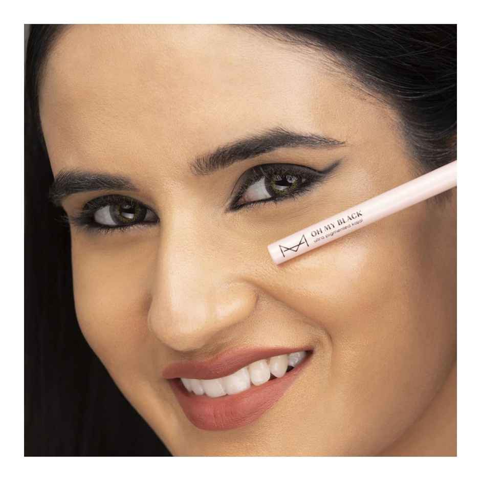 Oh My Black Matte Kajal - Waterproof - Smudgeproof Black Long Lasting Kajal Pencil | House Of Makeup