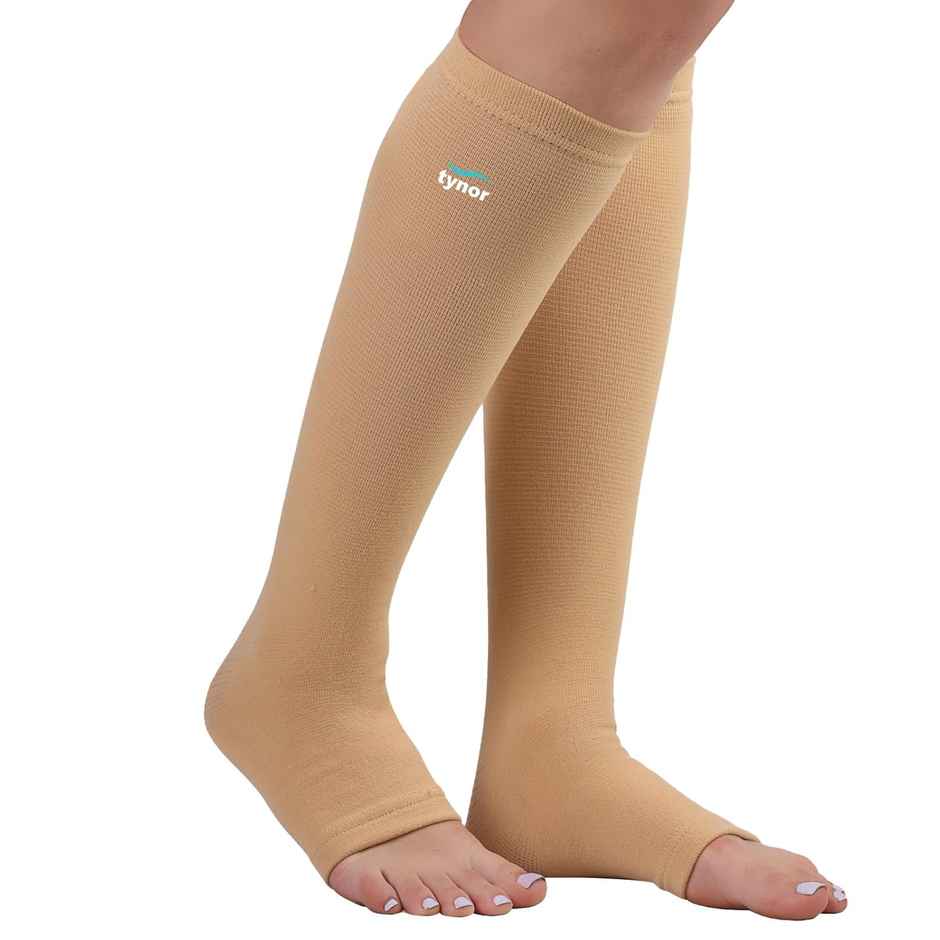 Tynor Compression Stocking Below Knee Classic Beige XL