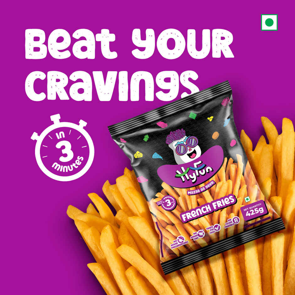 HyFun French Fries, Crispy & Long, Air Fryer Friendly | Frozen