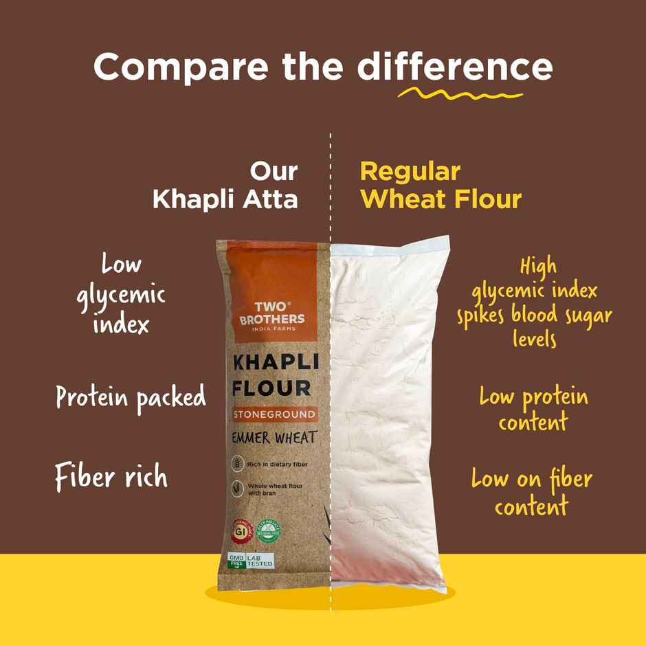 Two Brothers Khapli Wheat Atta Stoneground