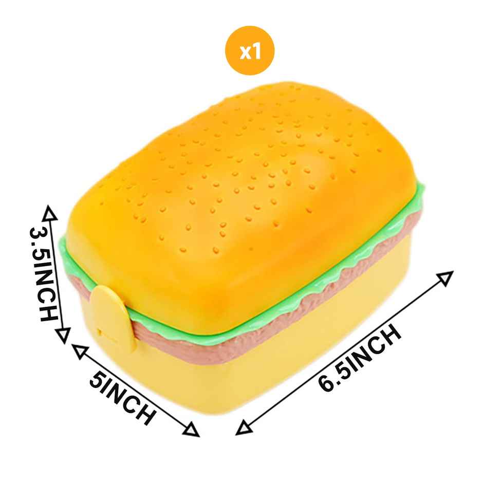 Burger Tiffin Box For Kids Lunch | Party Propz