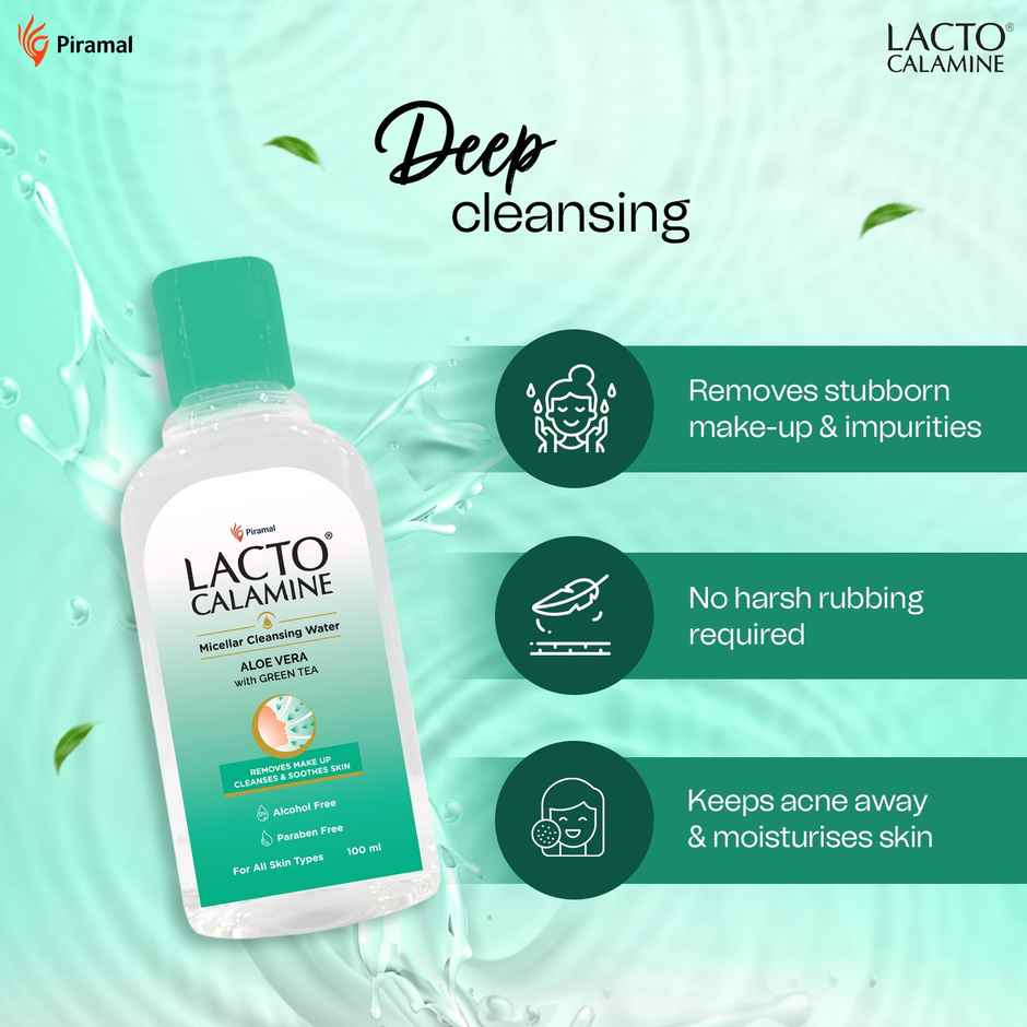 Lacto Calamine Micellar Water Make Up Remover Liquid