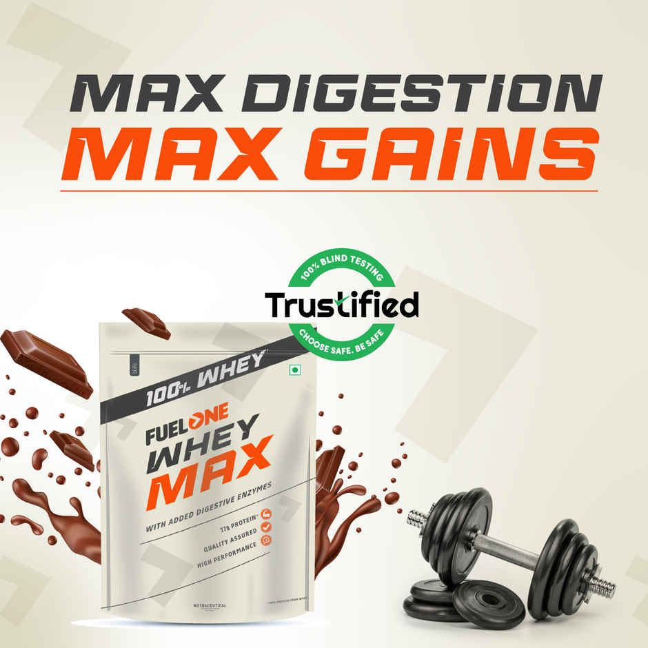 Fuel One Whey Max Protein Powder (Chocolate)