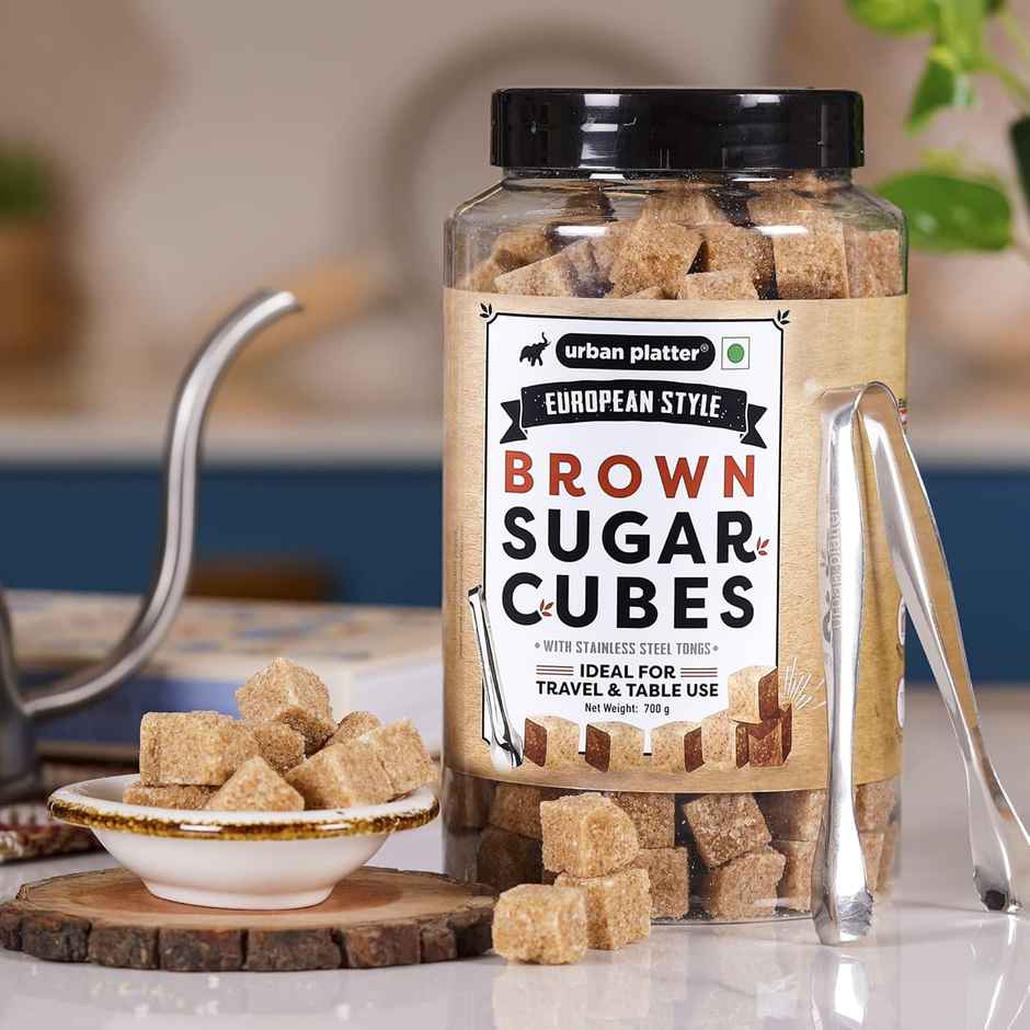 Urban Platter European Style Brown Sugar Cubes / 25Oz Rough Cut, Approx 200 Cubes