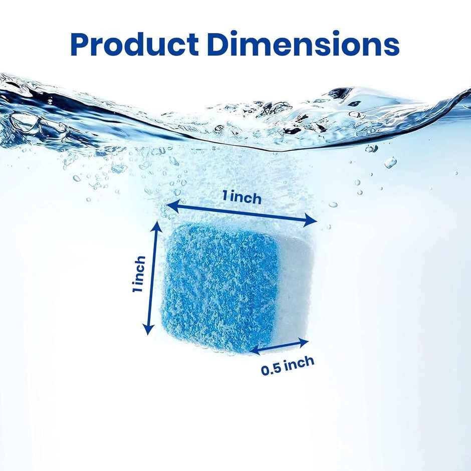 Voiish Washing Machine Cleaner Tablets | Deep Cleaning Descaler for Front & Top Load Machines | Pack of 12