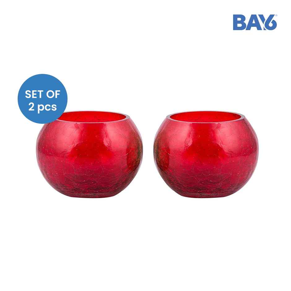 BAY6 Fancy Glass Votive Set - 2.5 Inch | 2pc