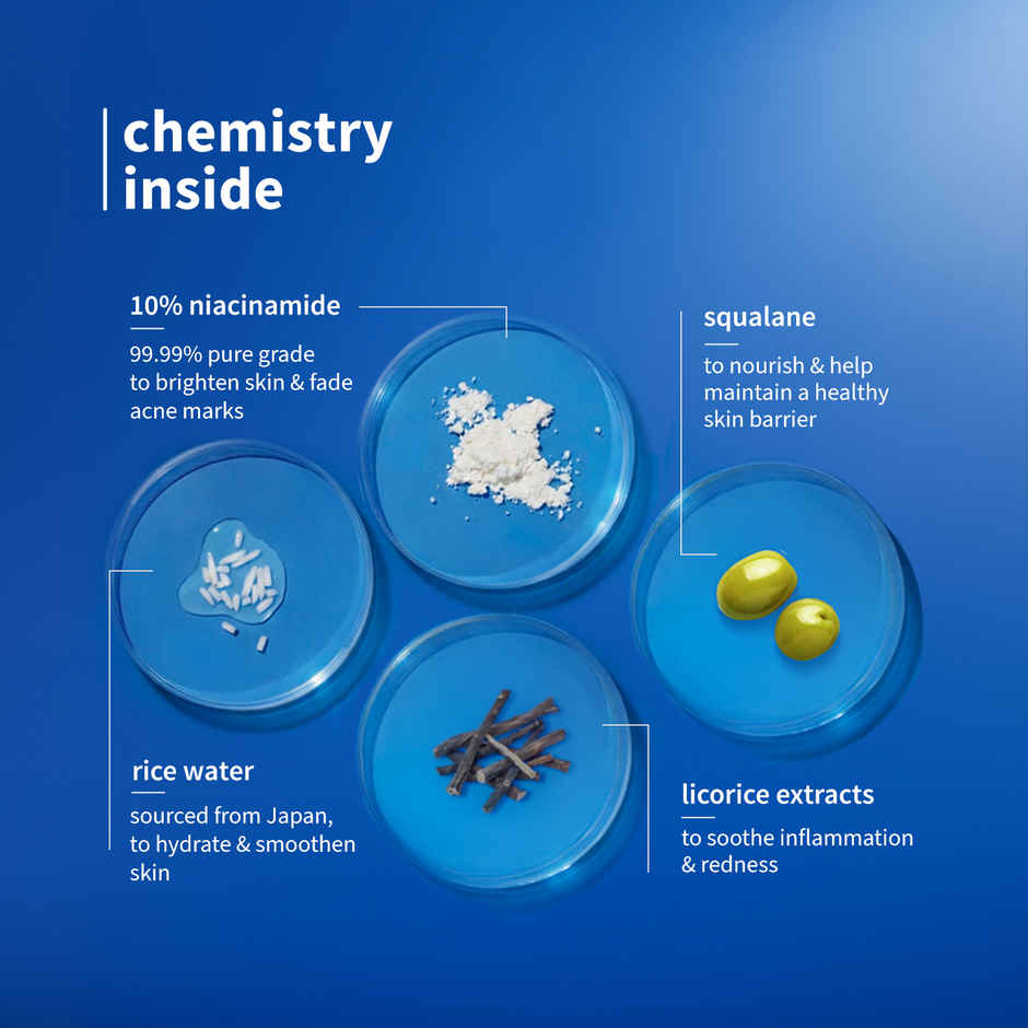 Plum 10% Niacinamide Face Serum For Clear, Bright Skin | Fades Blemishes & Acne Marks