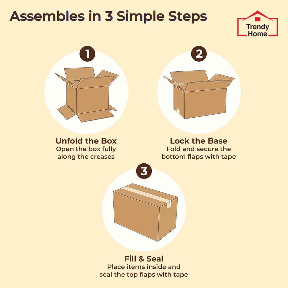 Senego Cardboard Box | 5 Ply | 18 x 12 x 12 inch
