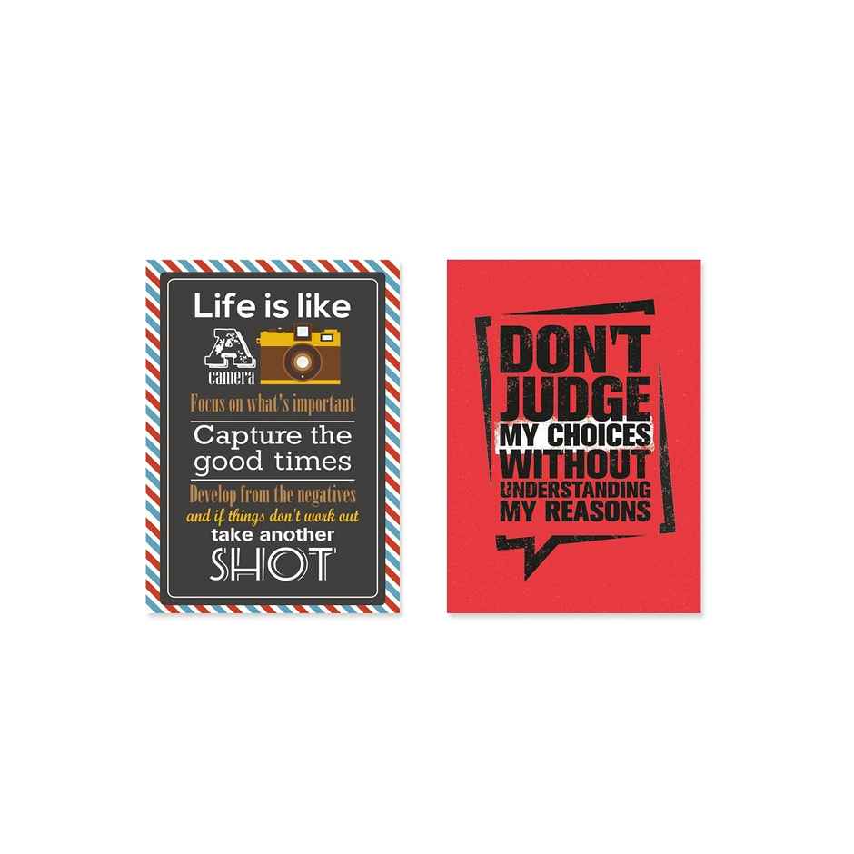 Paper Plane Design Wall Posters For Office Decor | Set of 10 | Size | 12 Inch x 18 Inch | D11