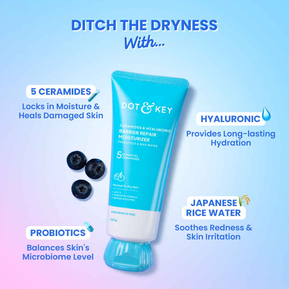 Dot & Key Ceramides & Hyaluronic Barrier Repair Moisturizer Face Cream