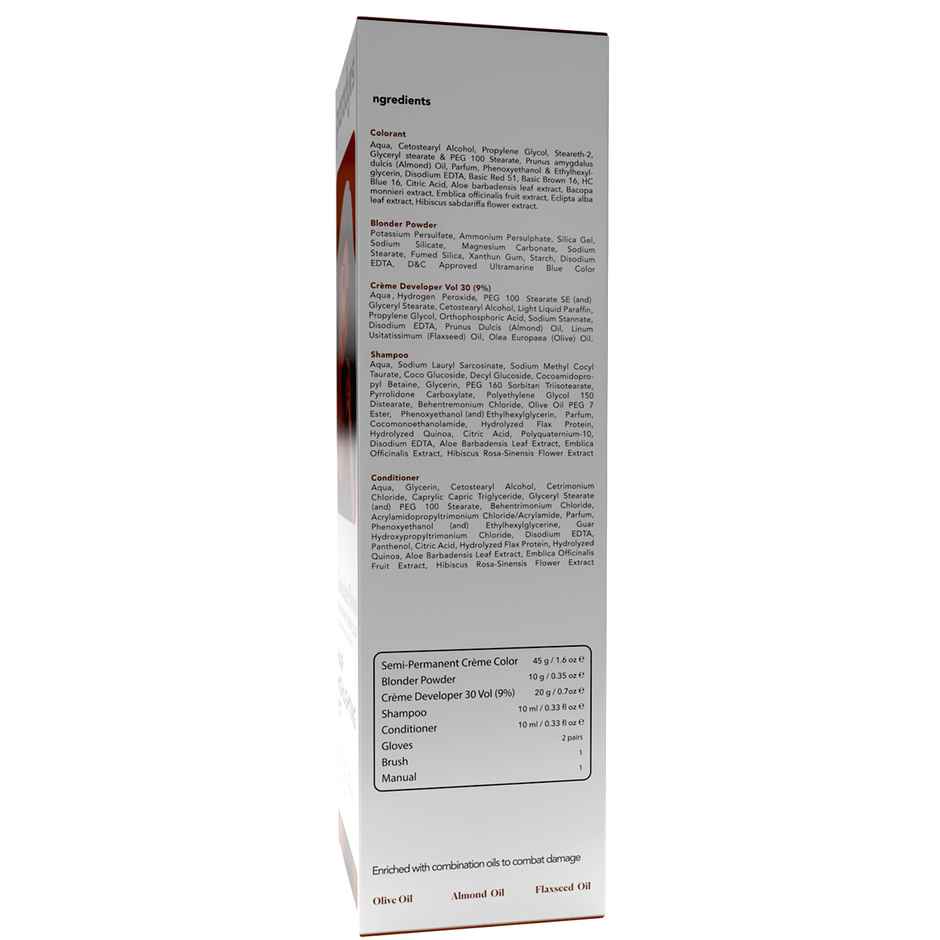 Paradyes Ammonia Free Chocolate Brown Semi-Permanent Hair Highlighting Kit