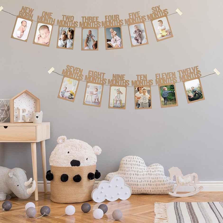 1-12 Month Old Baby | Photo Banner | Party Propz