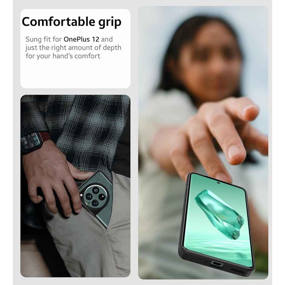 Kapaver Iphone 13 Back Cover Case | Hybrid - Black