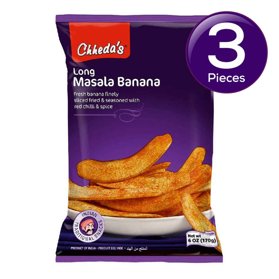 Chheda's Long Masala Banana Chips Combo - Buy at ₹222 Online | Instant ...