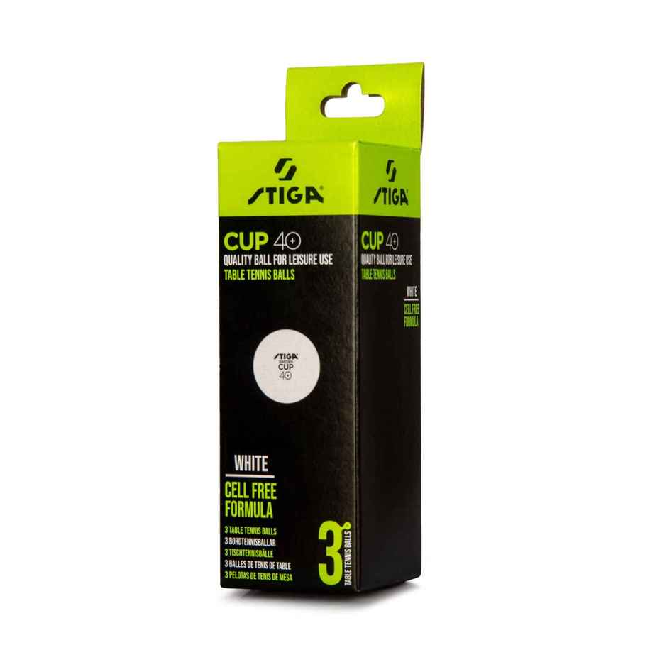 Stiga Table Tennis Balls 40+ - Pack of 3 for Serious Players