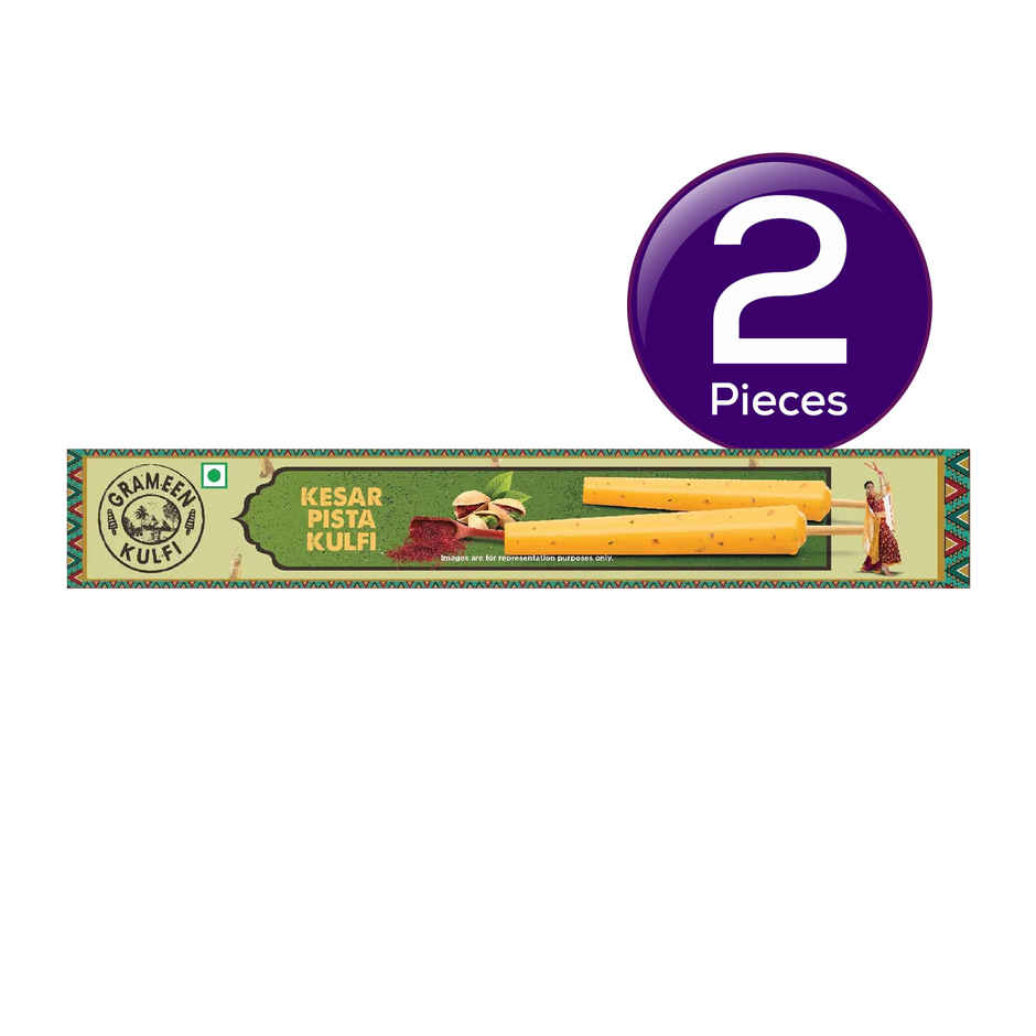 Grameen Kesar Pista Kulfi Ice Cream Stick Combo
