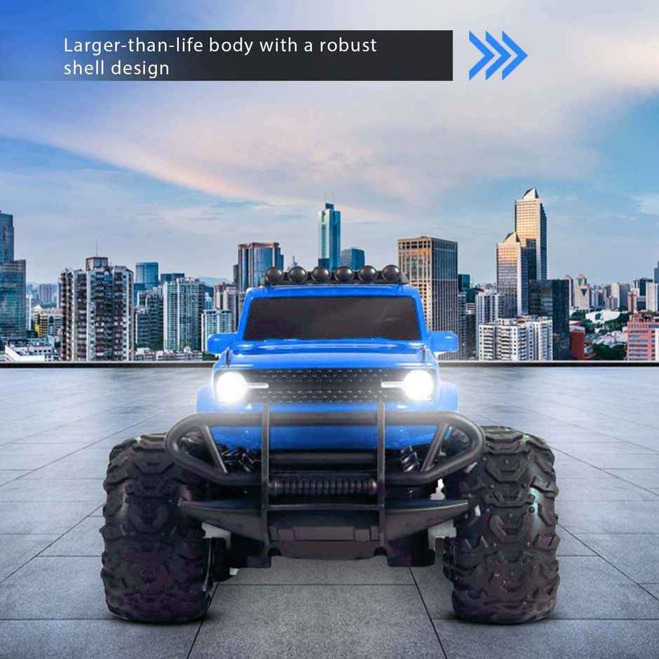 Race N Roll Off Roader Rechargeable Remote Control Monster Truck - For Blue